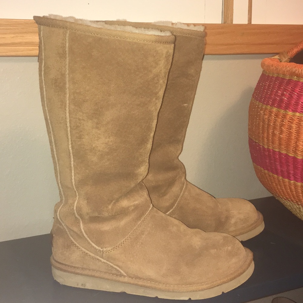 Tall zip up Ugg Boots
